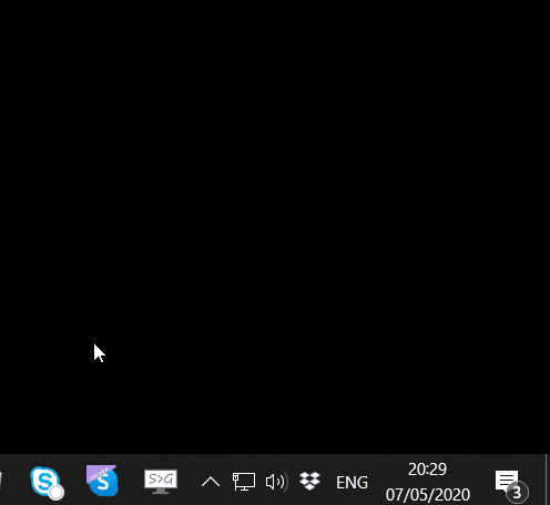 Bring MP3 Recorder from System tray